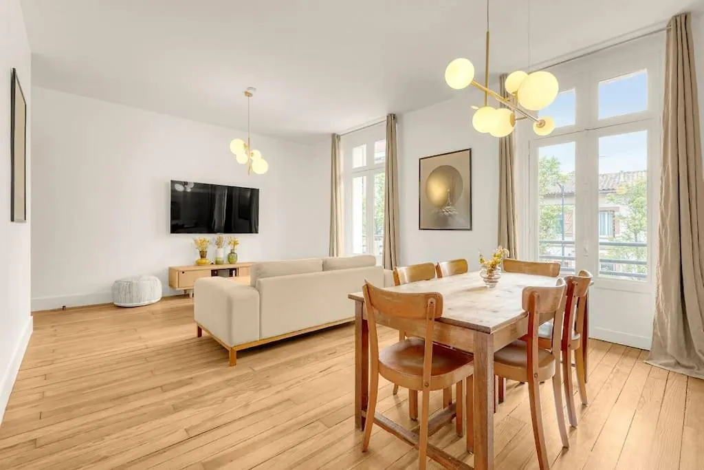Grand Appartement Lumineux - Parking Prive - Clim Toulouse Apartment